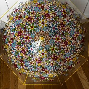 Marc Jacobs Floral Clear Umbrella - Multicolor